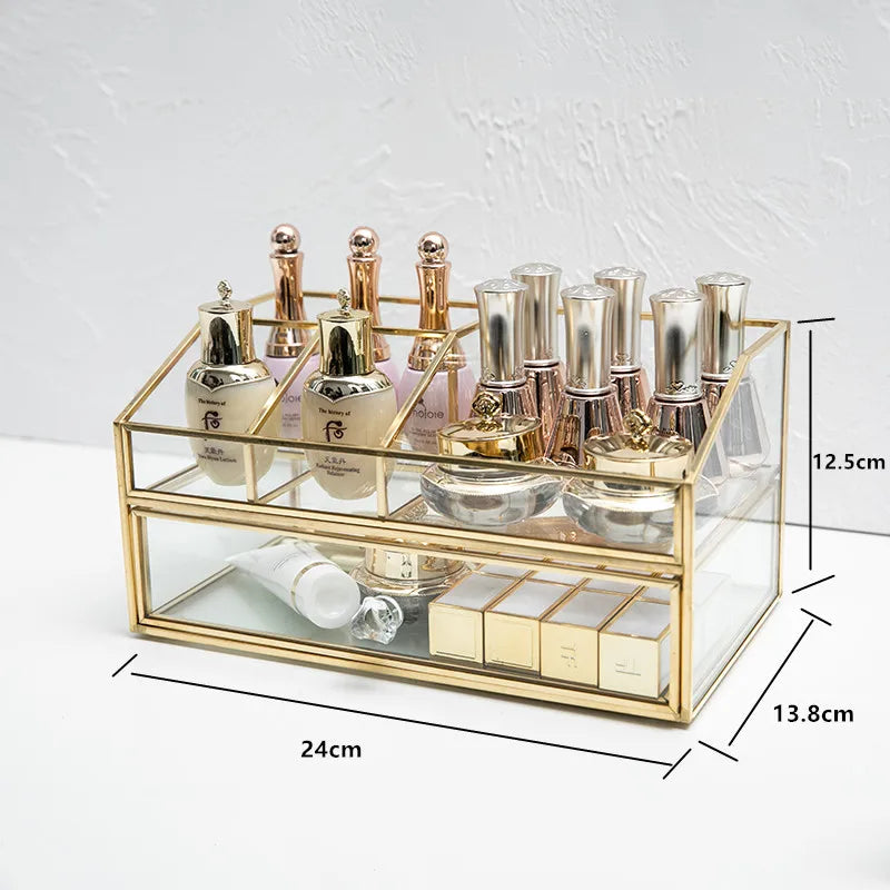 Gold/Silver Makeup Organizer